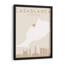 Casablanca - Mapas del corazón de la ciudad 19 - Emiliano Deificus | Cuadro decorativo de Canvas Lab