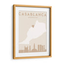 Casablanca - Mapas del corazón de la ciudad 19 - Emiliano Deificus | Cuadro decorativo de Canvas Lab