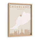 Casablanca - Mapas del corazón de la ciudad 19 - Emiliano Deificus | Cuadro decorativo de Canvas Lab