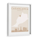 Casablanca - Mapas del corazón de la ciudad 19 - Emiliano Deificus | Cuadro decorativo de Canvas Lab