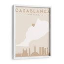 Casablanca - Mapas del corazón de la ciudad 19 - Emiliano Deificus | Cuadro decorativo de Canvas Lab