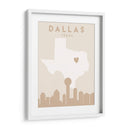 Dallas - Mapas del corazón de la ciudad 24 - Emiliano Deificus | Cuadro decorativo de Canvas Lab
