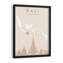Bali - Mapas del corazón de la ciudad 07 - Emiliano Deificus | Cuadro decorativo de Canvas Lab