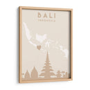 Bali - Mapas del corazón de la ciudad 07 - Emiliano Deificus | Cuadro decorativo de Canvas Lab