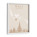 Bali - Mapas del corazón de la ciudad 07 - Emiliano Deificus | Cuadro decorativo de Canvas Lab