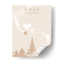 Bali - Mapas del corazón de la ciudad 07 - Emiliano Deificus | Cuadro decorativo de Canvas Lab