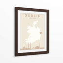 Dublin - Mapas del corazón de la ciudad 28 II - Emiliano Deificus | Cuadro decorativo de Canvas Lab