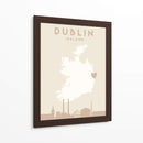 Dublin - Mapas del corazón de la ciudad 28 II - Emiliano Deificus | Cuadro decorativo de Canvas Lab