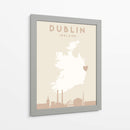 Dublin - Mapas del corazón de la ciudad 28 II - Emiliano Deificus | Cuadro decorativo de Canvas Lab