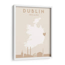 Dublin - Mapas del corazón de la ciudad 28 - Emiliano Deificus | Cuadro decorativo de Canvas Lab