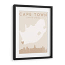 Cape Town - Mapas del corazón de la ciudad 18 - Emiliano Deificus | Cuadro decorativo de Canvas Lab