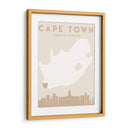 Cape Town - Mapas del corazón de la ciudad 18 - Emiliano Deificus | Cuadro decorativo de Canvas Lab
