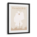 Hamburg - Mapas del corazón de la ciudad 31 - Emiliano Deificus | Cuadro decorativo de Canvas Lab
