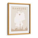 Hamburg - Mapas del corazón de la ciudad 31 - Emiliano Deificus | Cuadro decorativo de Canvas Lab