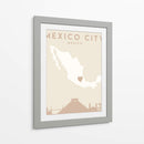 Mexico City - Mapas del corazón de la ciudad 52 - Emiliano Deificus | Cuadro decorativo de Canvas Lab