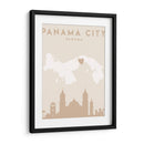 Panama City - Mapas del corazón de la ciudad 63 - Emiliano Deificus | Cuadro decorativo de Canvas Lab