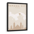 Panama City - Mapas del corazón de la ciudad 63 - Emiliano Deificus | Cuadro decorativo de Canvas Lab