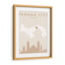 Panama City - Mapas del corazón de la ciudad 63 - Emiliano Deificus | Cuadro decorativo de Canvas Lab