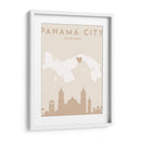 Panama City - Mapas del corazón de la ciudad 63 - Emiliano Deificus | Cuadro decorativo de Canvas Lab