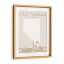 Las Vegas - Mapas del corazón de la ciudad 38 - Emiliano Deificus | Cuadro decorativo de Canvas Lab