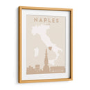 Naples - Mapas del corazón de la ciudad 59 - Emiliano Deificus | Cuadro decorativo de Canvas Lab