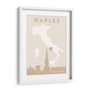 Naples - Mapas del corazón de la ciudad 59 - Emiliano Deificus | Cuadro decorativo de Canvas Lab