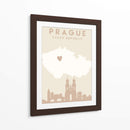 Prague - Mapas del corazón de la ciudad 69 - Emiliano Deificus | Cuadro decorativo de Canvas Lab