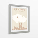 Prague - Mapas del corazón de la ciudad 69 - Emiliano Deificus | Cuadro decorativo de Canvas Lab