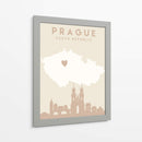 Prague - Mapas del corazón de la ciudad 69 - Emiliano Deificus | Cuadro decorativo de Canvas Lab