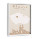 Prague - Mapas del corazón de la ciudad 69 - Emiliano Deificus | Cuadro decorativo de Canvas Lab