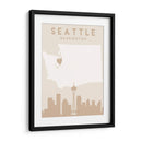 Seattle - Mapas del corazón de la ciudad 78 - Emiliano Deificus | Cuadro decorativo de Canvas Lab