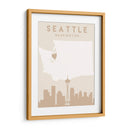 Seattle - Mapas del corazón de la ciudad 78 - Emiliano Deificus | Cuadro decorativo de Canvas Lab