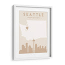 Seattle - Mapas del corazón de la ciudad 78 - Emiliano Deificus | Cuadro decorativo de Canvas Lab