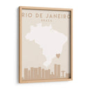 Rio de Janeiro - Mapas del corazón de la ciudad 71 - Emiliano Deificus | Cuadro decorativo de Canvas Lab