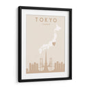 Tokyo - Mapas del corazón de la ciudad 88 - Emiliano Deificus | Cuadro decorativo de Canvas Lab