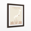 Tokyo - Mapas del corazón de la ciudad 88 - Emiliano Deificus | Cuadro decorativo de Canvas Lab