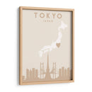 Tokyo - Mapas del corazón de la ciudad 88 - Emiliano Deificus | Cuadro decorativo de Canvas Lab