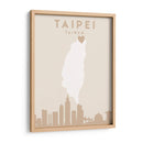 Taipei - Mapas del corazón de la ciudad 85 - Emiliano Deificus | Cuadro decorativo de Canvas Lab