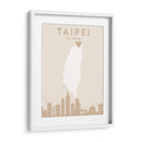 Taipei - Mapas del corazón de la ciudad 85 - Emiliano Deificus | Cuadro decorativo de Canvas Lab