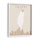 Taipei - Mapas del corazón de la ciudad 85 - Emiliano Deificus | Cuadro decorativo de Canvas Lab
