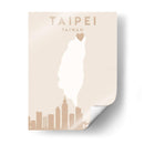 Taipei - Mapas del corazón de la ciudad 85 - Emiliano Deificus | Cuadro decorativo de Canvas Lab
