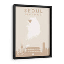 Seoul - Mapas del corazón de la ciudad 79 - Emiliano Deificus | Cuadro decorativo de Canvas Lab