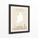 Seoul - Mapas del corazón de la ciudad 79 - Emiliano Deificus | Cuadro decorativo de Canvas Lab
