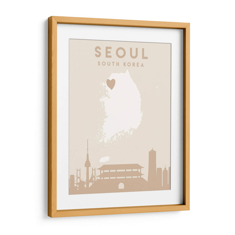 Seoul - Mapas del corazón de la ciudad 79 - Emiliano Deificus | Cuadro decorativo de Canvas Lab