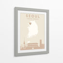 Seoul - Mapas del corazón de la ciudad 79 - Emiliano Deificus | Cuadro decorativo de Canvas Lab