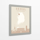Seoul - Mapas del corazón de la ciudad 79 - Emiliano Deificus | Cuadro decorativo de Canvas Lab