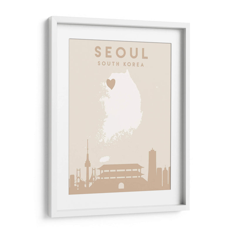 Seoul - Mapas del corazón de la ciudad 79 - Emiliano Deificus | Cuadro decorativo de Canvas Lab