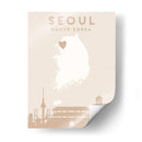 Seoul - Mapas del corazón de la ciudad 79 - Emiliano Deificus | Cuadro decorativo de Canvas Lab