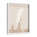 Stockholm - Mapas del corazón de la ciudad 83 - Emiliano Deificus | Cuadro decorativo de Canvas Lab