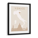 Venice - Mapas del corazón de la ciudad 91 - Emiliano Deificus | Cuadro decorativo de Canvas Lab